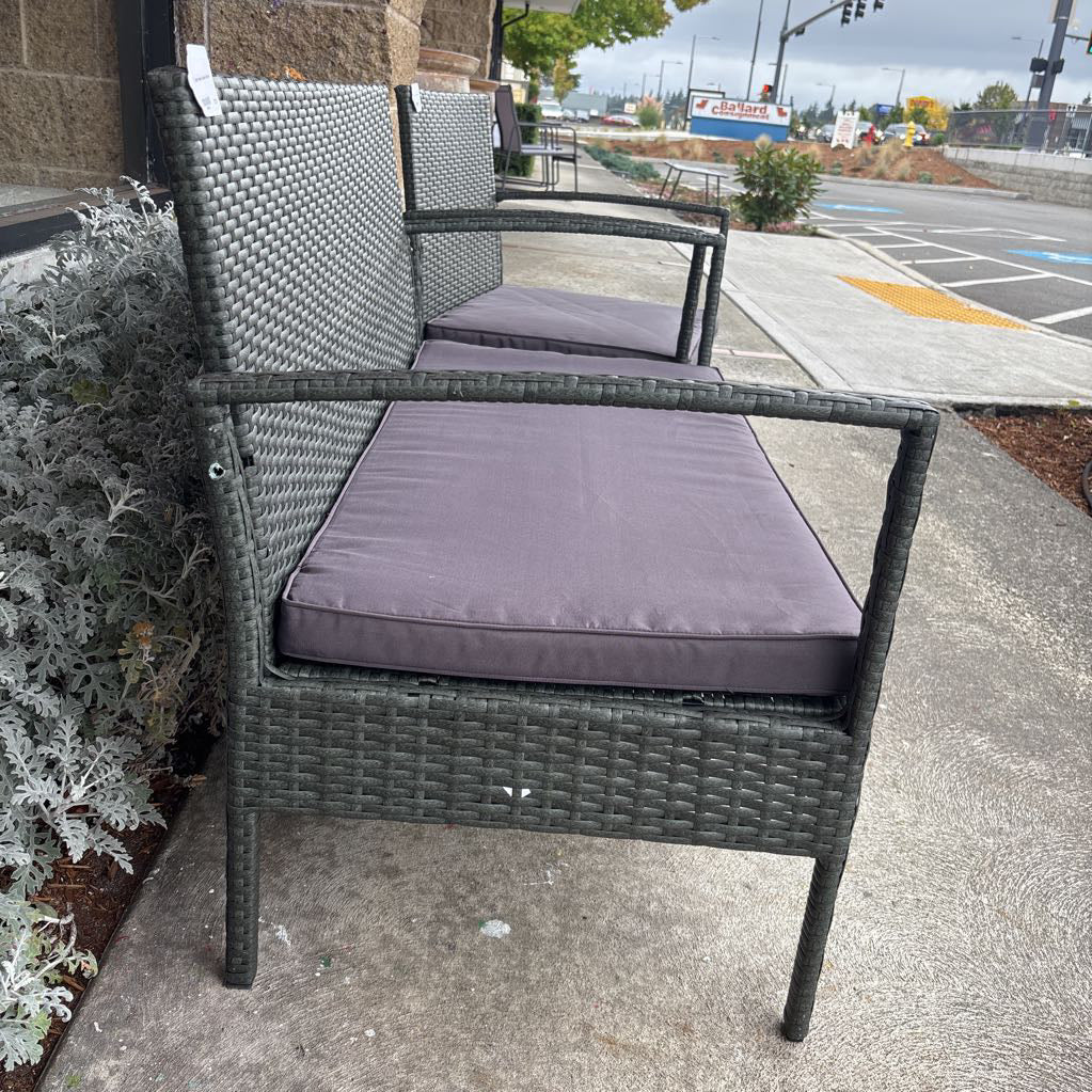 Green Woven Outdoor Sofa U SOFAS