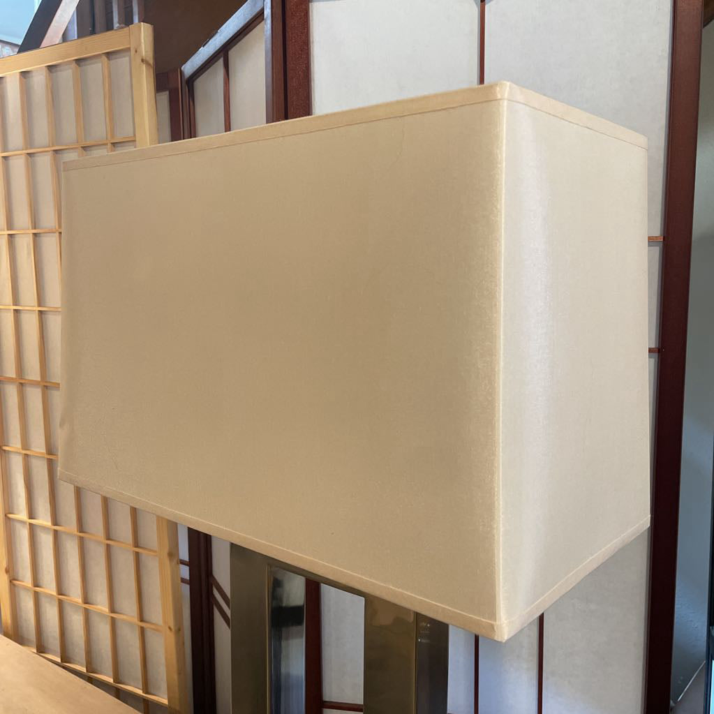Metal Open Rectangular Table Lamp
