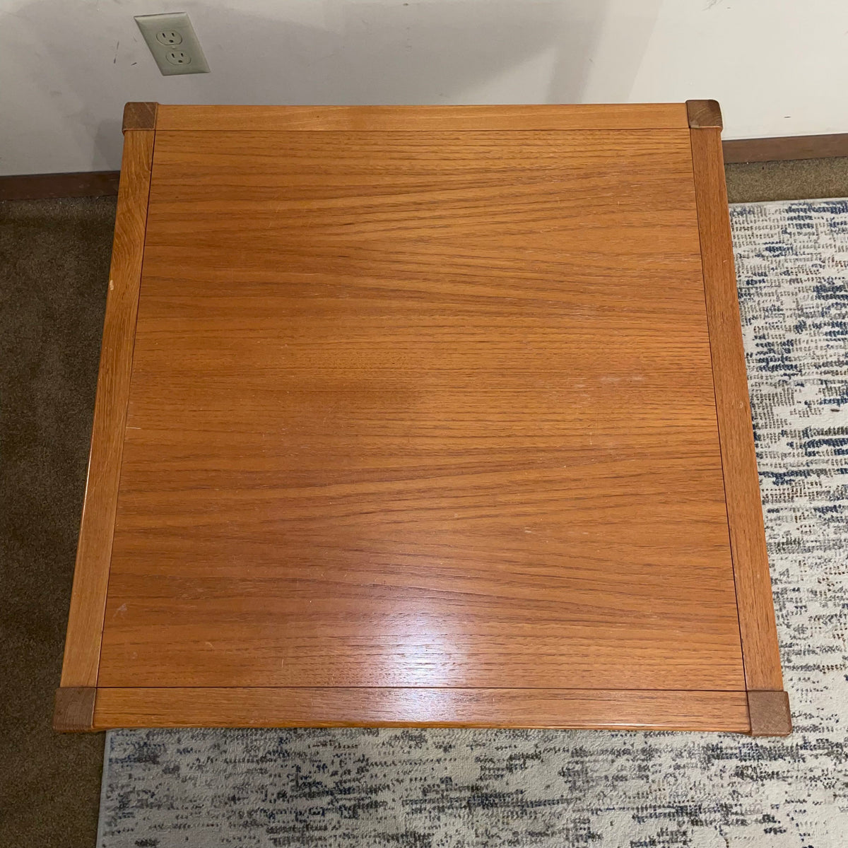 Square Teak Coffee/Accent Table C COFFEE TABLES
