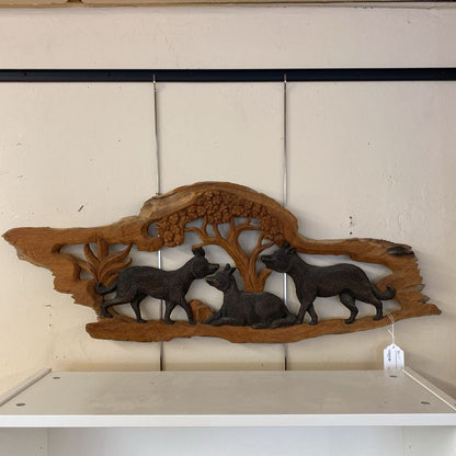 Carved Beasts Relief Art