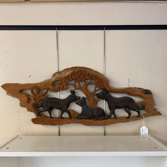Carved Beasts Relief Art