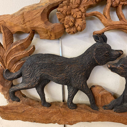 Carved Beasts Relief Art