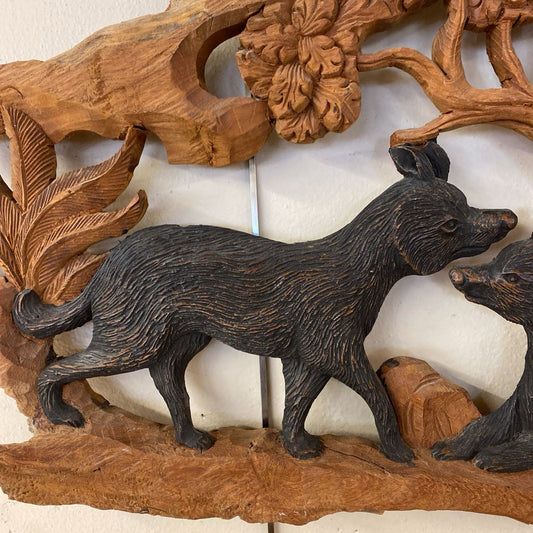 Carved Beasts Relief Art