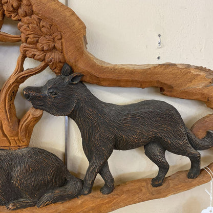 Carved Beasts Relief Art