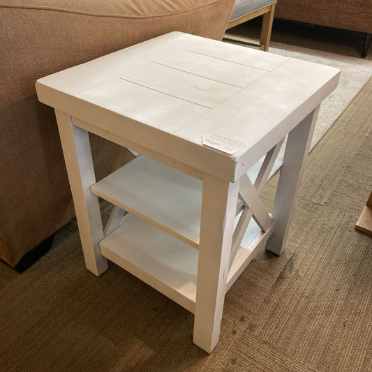 White X Frame Side Table