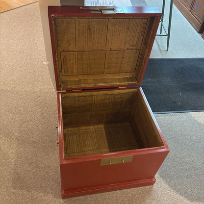 Red Asian Chest