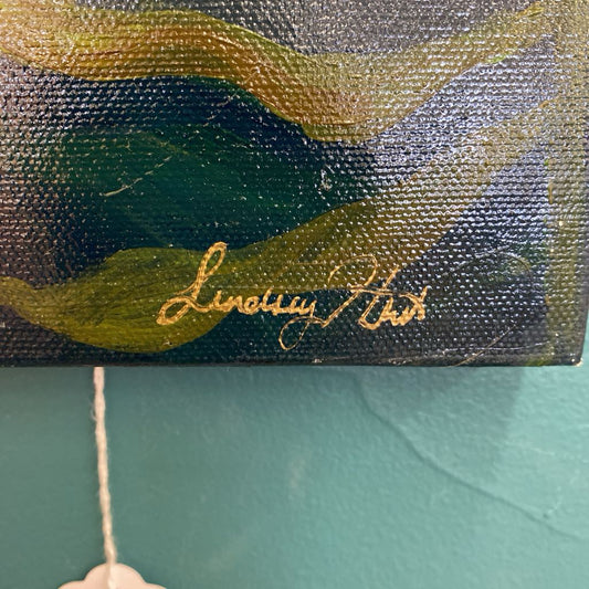 Signed Black Panther Painting