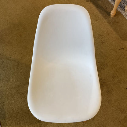 White Molded Plastic Chair