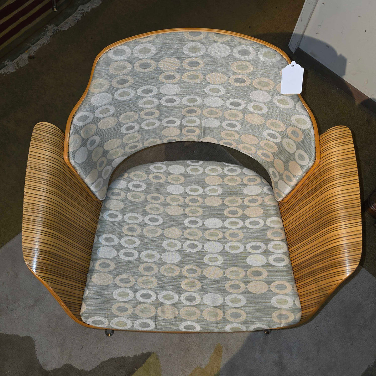 Stylex Bentwood Armchair w/ MC Circle Pattern