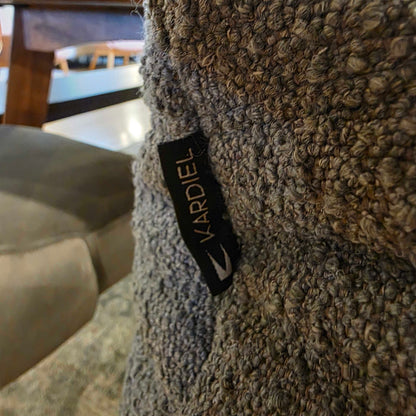 Grey Boucle Togo Style Chair
