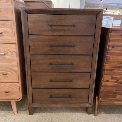 Bevel Framed Walnut Chest