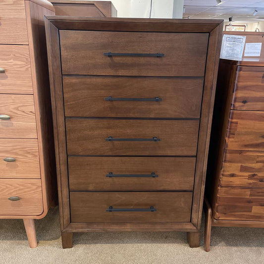 Bevel Framed Walnut Chest