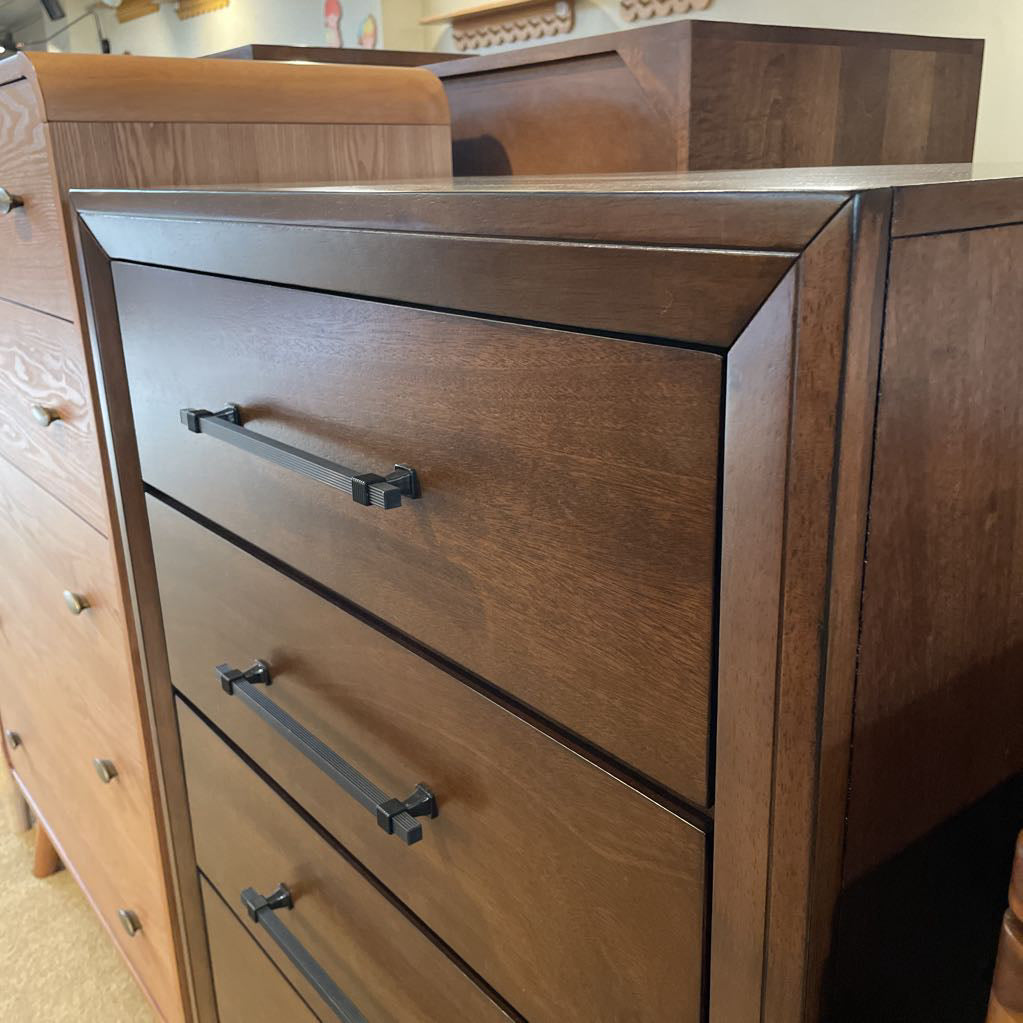 Bevel Framed Walnut Chest