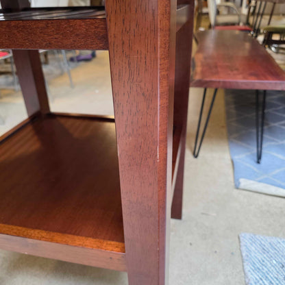 Round Bar Table with Drop Leaves