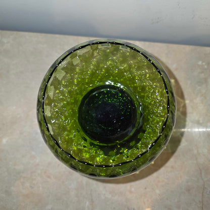EMPOLI - Green Snifter w/ Stemmed Foot