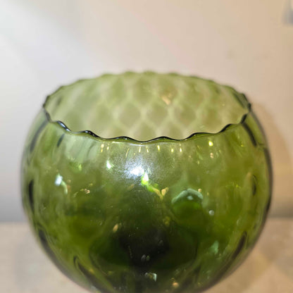 EMPOLI - Green Snifter w/ Stemmed Foot