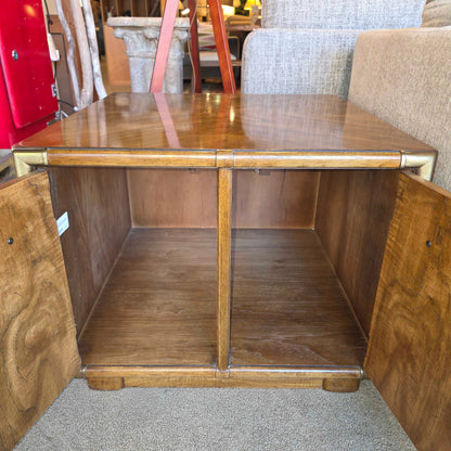 Dexel Hertage Accolade Campaign Style Commode End Table