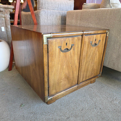 Dexel Hertage Accolade Campaign Style Commode End Table