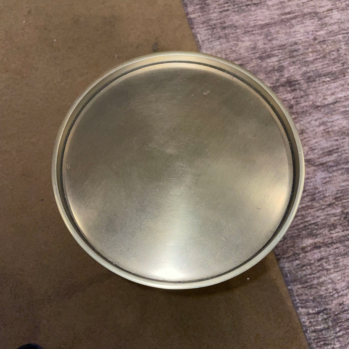 West Elm Brass Cocktail Table