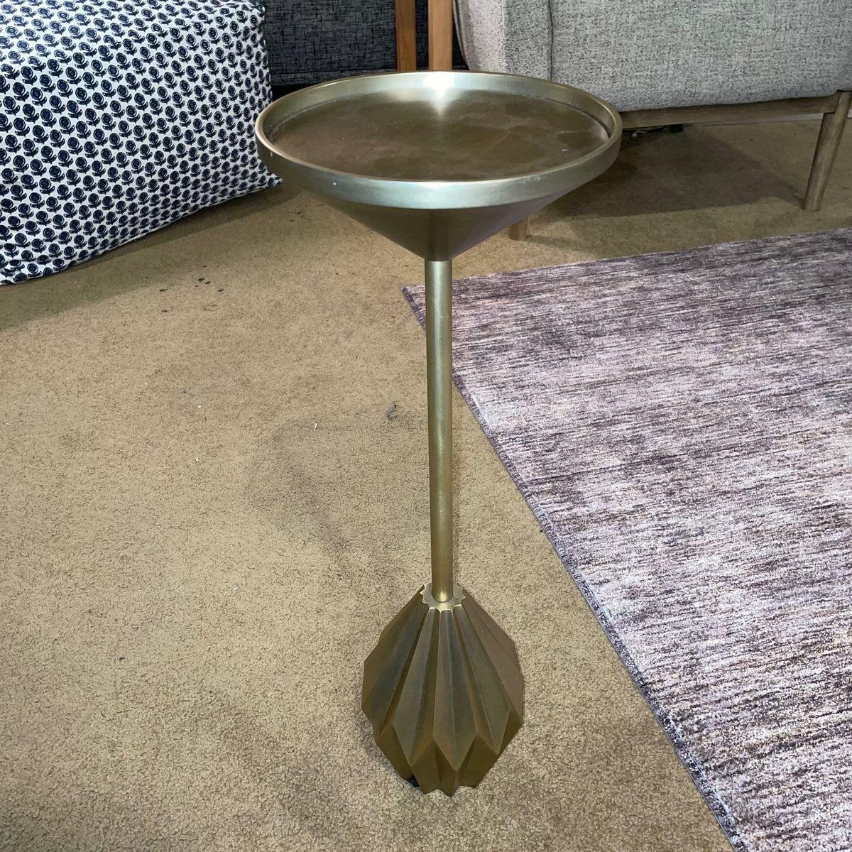 West Elm Brass Cocktail Table