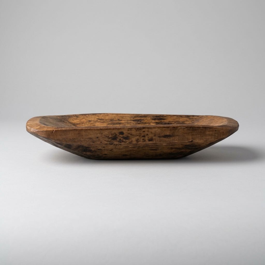Hand Carved Wood Tray