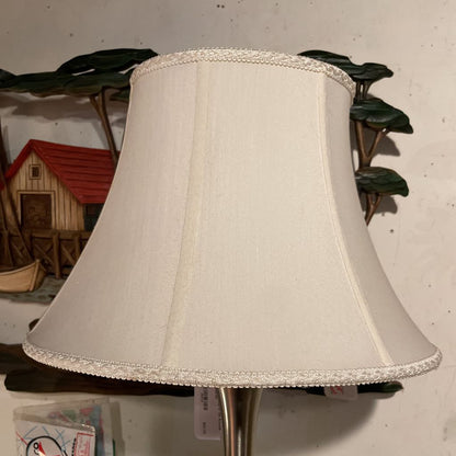 SS Pase Lamp w/ Silk Brocade Shade