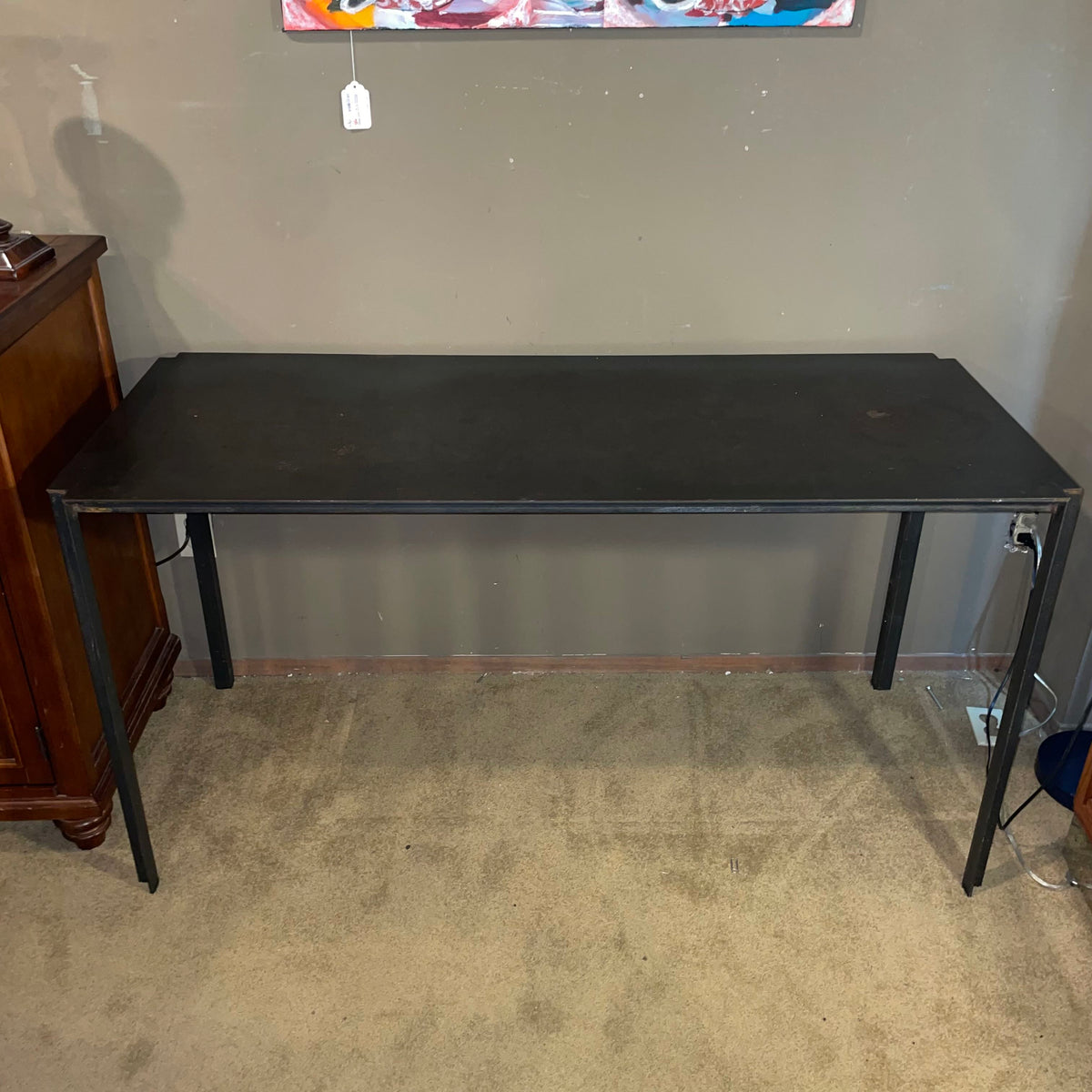 NY Handcrafted Steel Wide Console Table