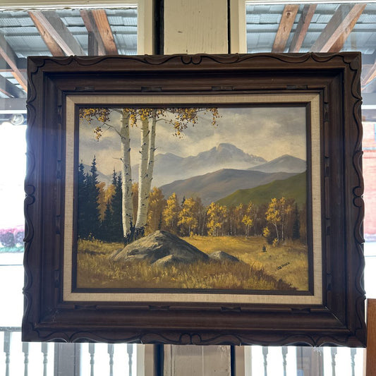 Van Baron "Longs Peak" Original Oil Painting
