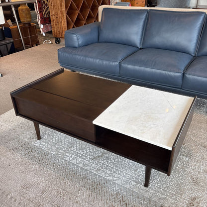 West Elm MC Pop-up Marble Coffee Table