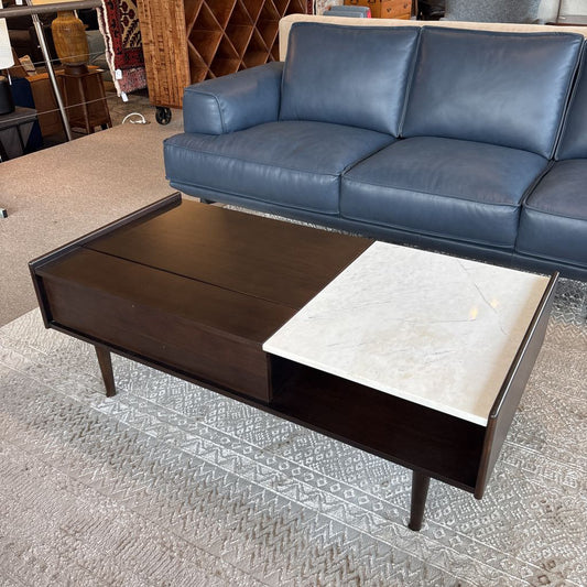 West Elm MC Pop-up Marble Coffee Table