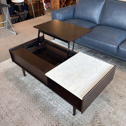 West Elm MC Pop-up Marble Coffee Table