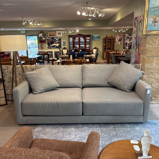 Crate & Barrel Grey Sofa