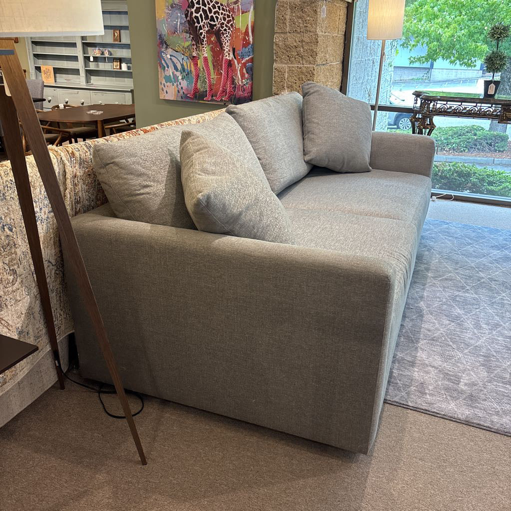 Crate & Barrel Grey Sofa