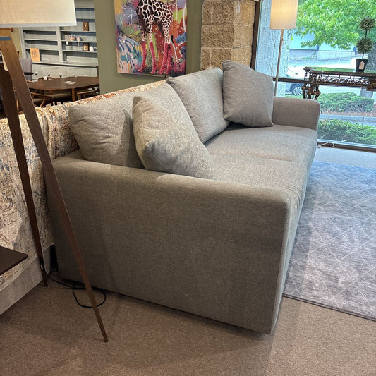 Crate & Barrel Grey Sofa