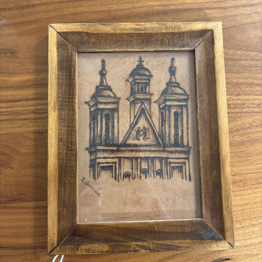 Leather Pyrography Art J. Gonzalez