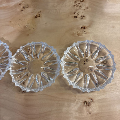 Set of 4 Crystal Star Pattern Coasters
