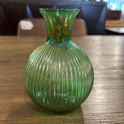Vintage Blenko Glass Sea Foam Vase