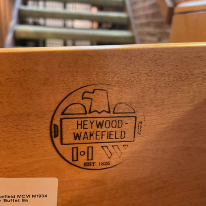 Heywood Wakefield MCM M1934 Drawer/2 Door Buffet