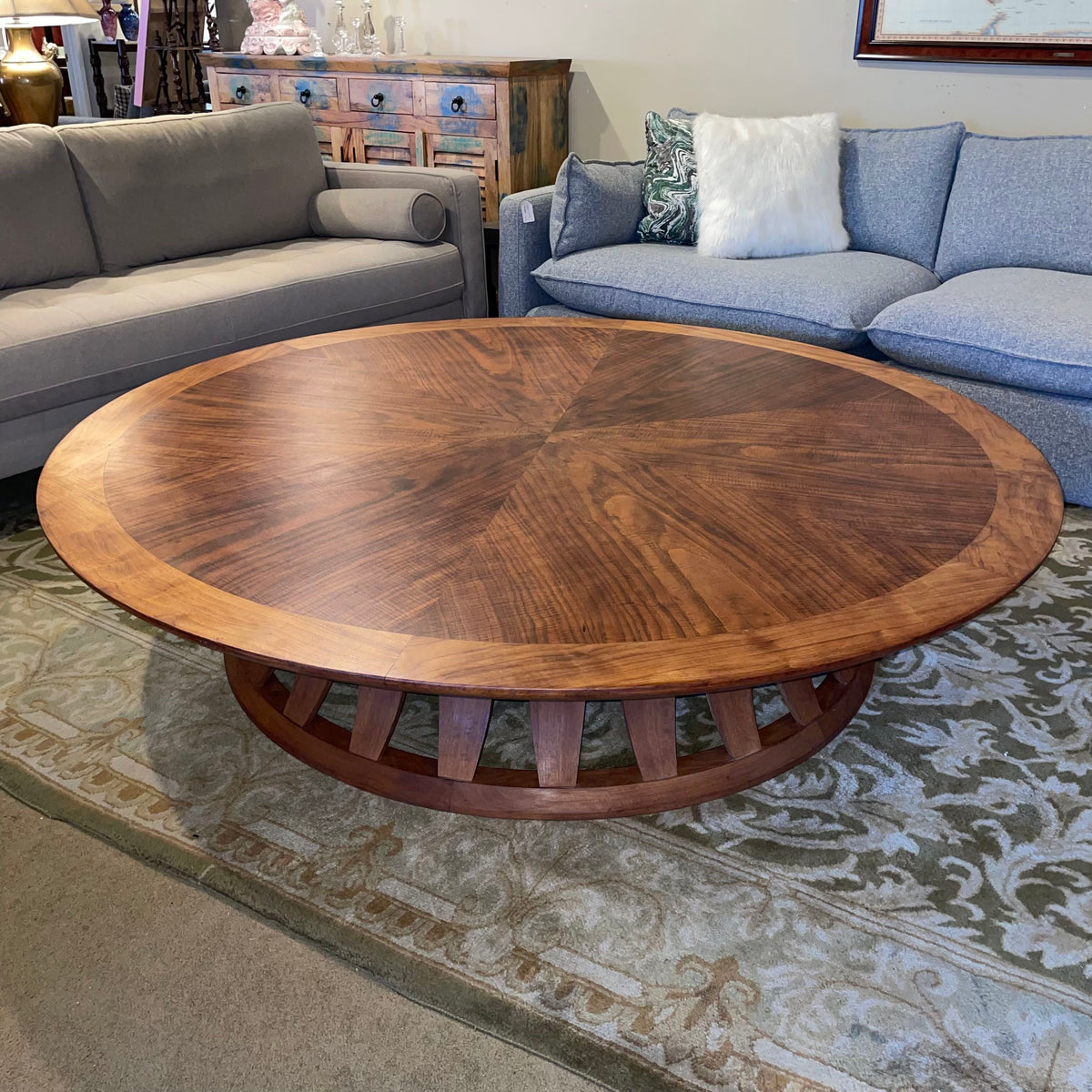 Vintage Solid Teak Low Japanese Style Table