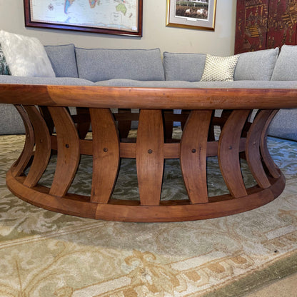 Vintage Solid Teak Low Japanese Style Table
