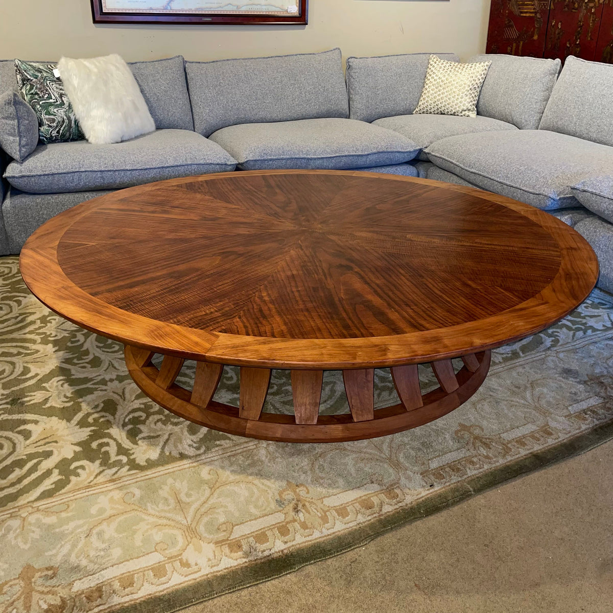 Vintage Solid Teak Low Japanese Style Table