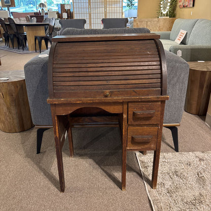 Vintage Mini Roll Top Desk