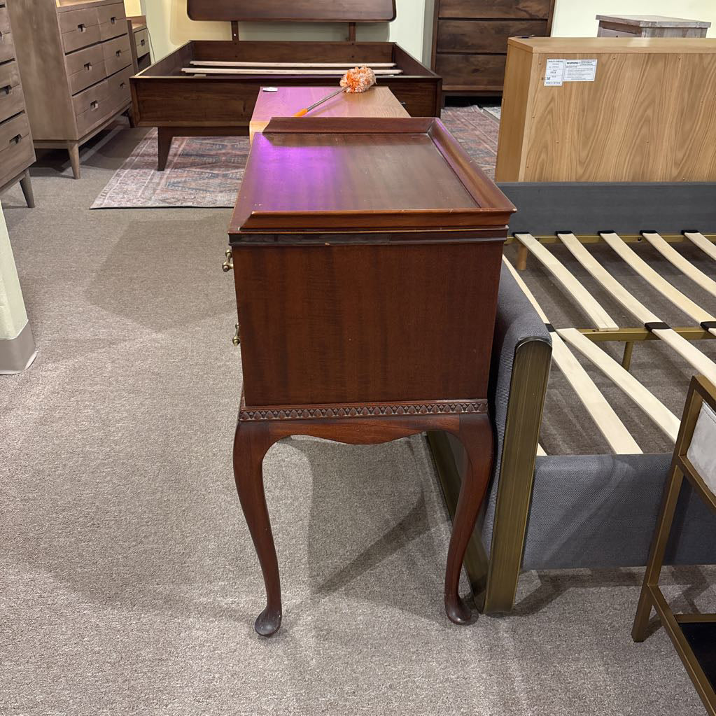 Vintage 2 Drawer Nightstand w/Carbide Legs
