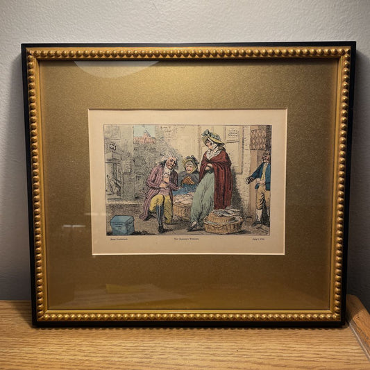 The Barbers Wedding 1791 Framed Print ART