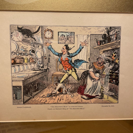 A Beautiful Maid 1811 Framed Print ART