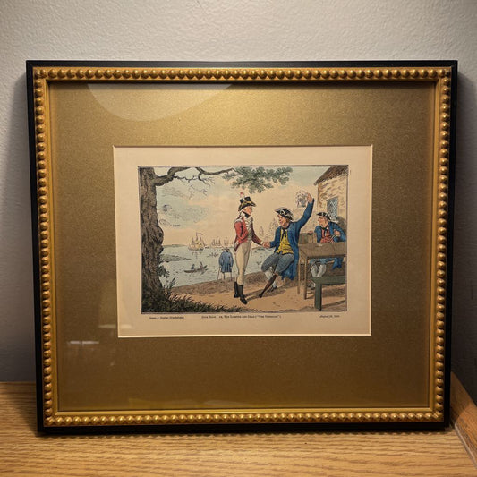 Dick Dock or the Lobster and Crab (the Veterans) 1806 Framed Print ART