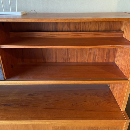 Teak MC Glass Door Hutch