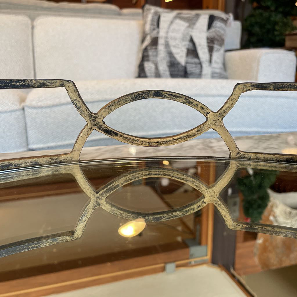 Metal Mirrored Tray UNIQUE FINDS