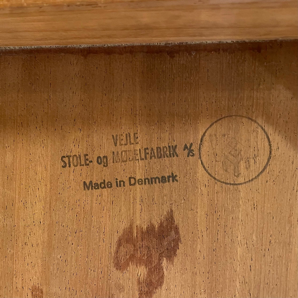 MC Danish Teak Rectangular Parquet Side Table C SIDE TABLES