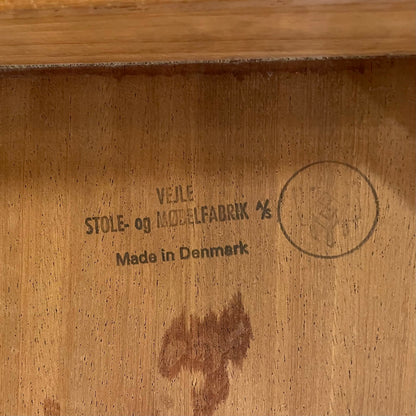 MC Danish Teak Rectangular Parquet Side Table C SIDE TABLES